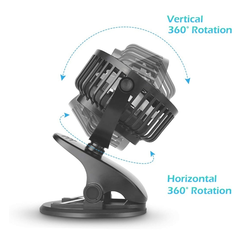 Battery Operated/Rechargeable Mini Fan - Picture 3 of 8